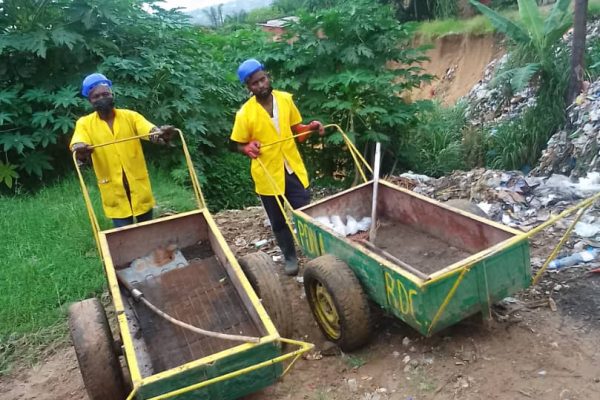 work at land